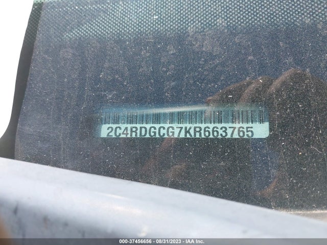 Dodge Grand Caravan Sxt 2019 2C4RDGCG7KR663765 Image 9