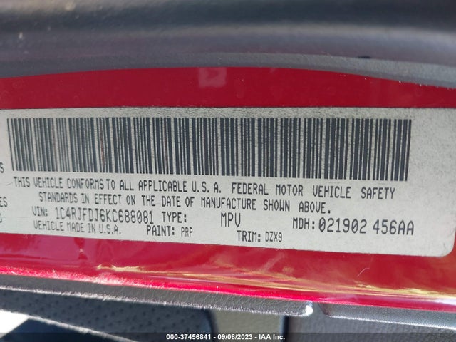 1C4RJFDJ7EC460188 Jeep Grand Cherokee Srt8