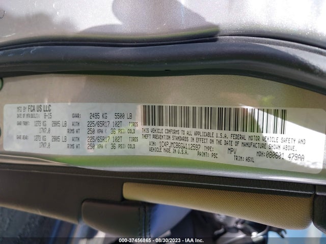 Jeep Cherokee Latitude 2016 1C4PJMCB6GW112597 Image 9