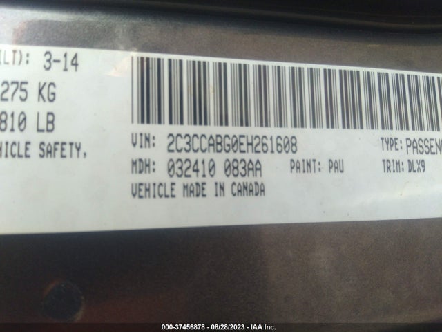 2C3CCABG0EH261608 Chrysler 300 300s