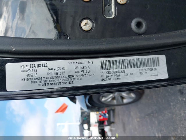 Dodge Challenger Sxt 2019 2C3CDZAG1KH669172 Image 9
