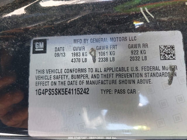 1G4PS5SK5E4115242 Buick Verano Leather Group
