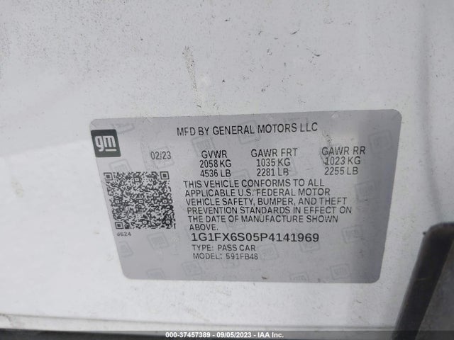 Chevrolet Bolt Ev 2lt 2023 1G1FX6S05P4141969 Image 9