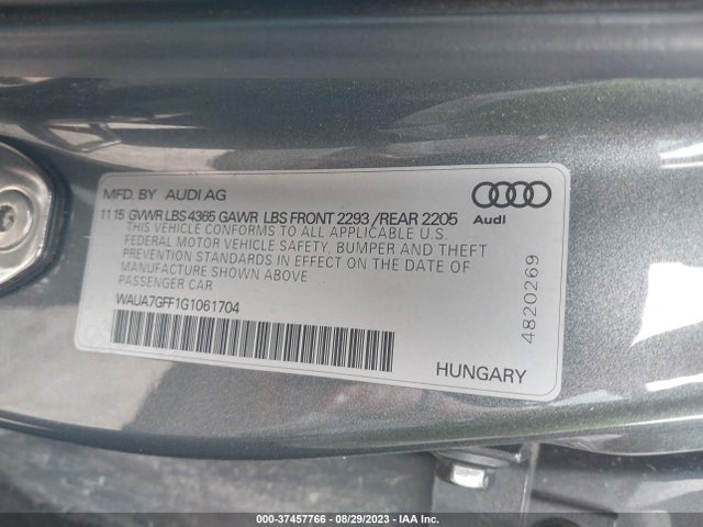WAUA7GFF1G1061704 Audi A3 1.8t Premium