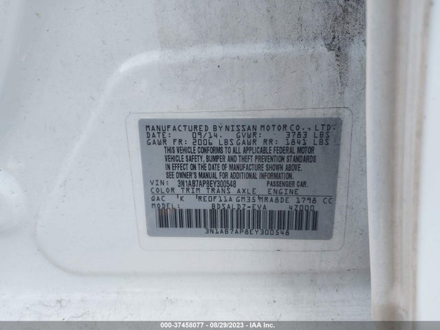 Nissan SENTRA SV 2014 3N1AB7AP8EY300548 Image 10