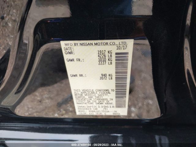 1N4AL3AP3JC139618 Nissan Altima 2.5 S