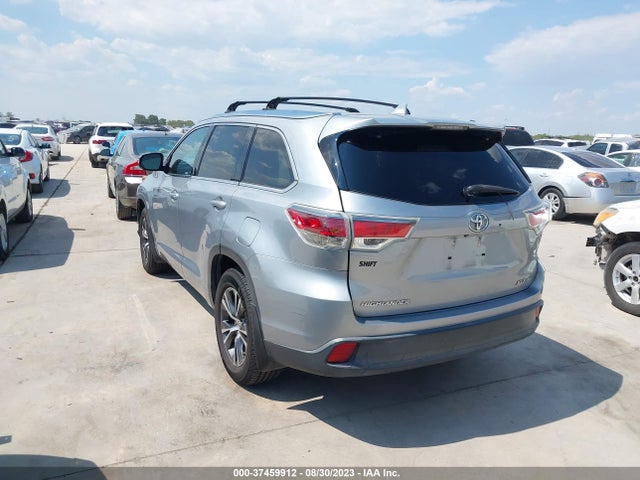 Toyota Highlander Xle 2016 5TDJKRFH9GS290536 Image 3