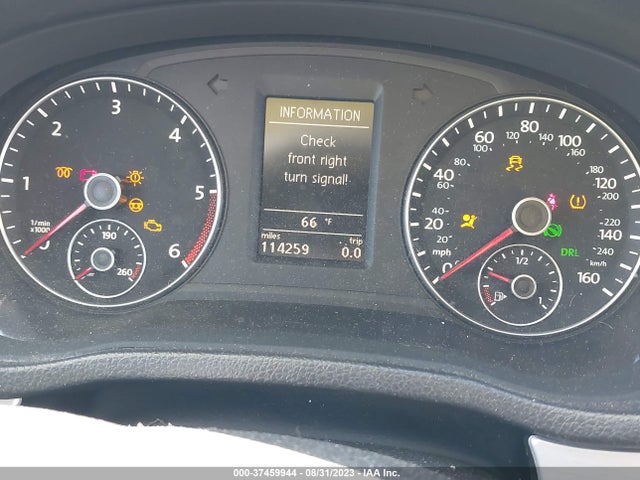 2012 VOLKSWAGEN PASSAT TDI SE W/SUNROOF VIN: 1VWBN7A37CC093255