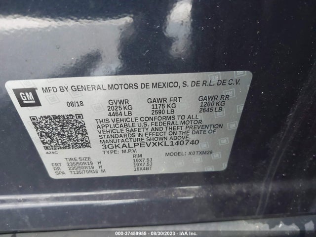 GMC Terrain Slt 2019 3GKALPEVXKL140740 Image 9