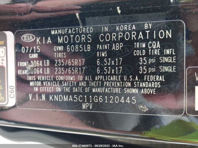 KNDMA5C11G6120445 KIA Sedona L