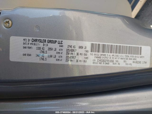 2C4RDGBG2FR516566 Dodge Grand Caravan Se