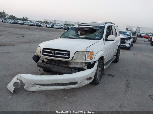 2002 TOYOTA SEQUOIA LIMITED VIN: 5TDBT48A72S077355