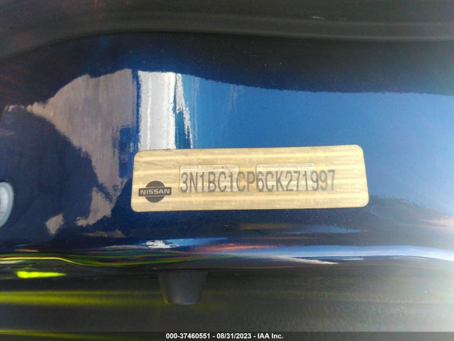 2012 NISSAN VERSA S VIN: 3N1BC1CP6CK271997