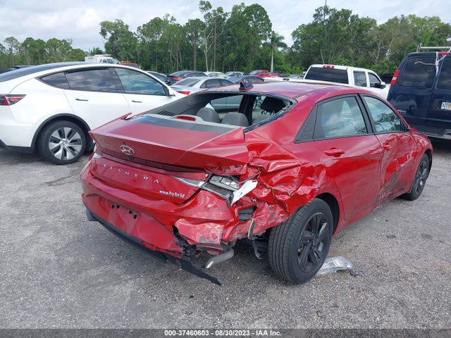 Hyundai Elantra Hybrid Blue 2022 KMHLM4AJ6NU028204 Image 4