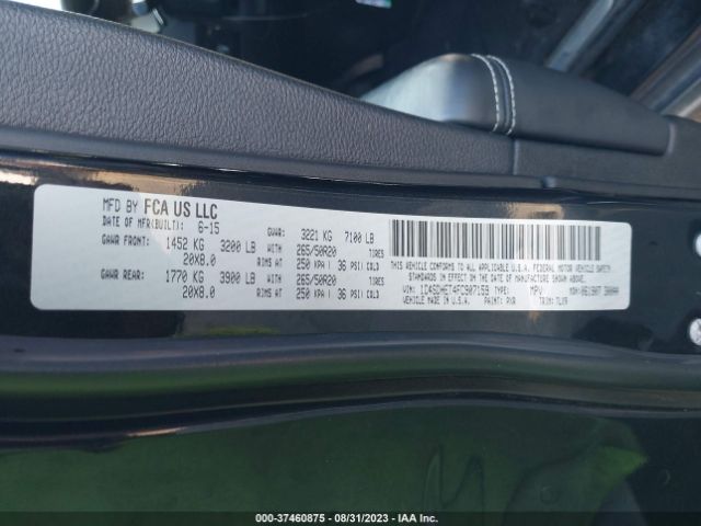 1C4SDHET4FC907159 Dodge Durango Citadel
