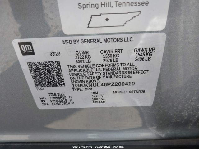 1GKKNUL46PZ200410 GMC ACADIA SLT
