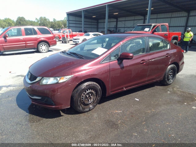 Honda Civic Sedan Lx 2014 19XFB2F53EE003797 Image 2