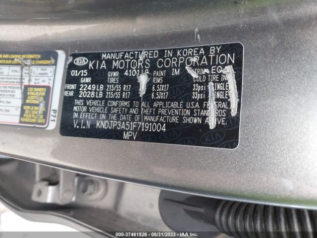 KNDJP3A51F7191004 KIA SOUL +