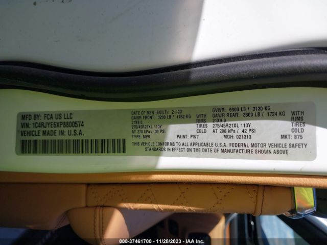 2023 JEEP GRAND CHEROKEE 4XE 1C4RJYE6XP8800574 Photo 8