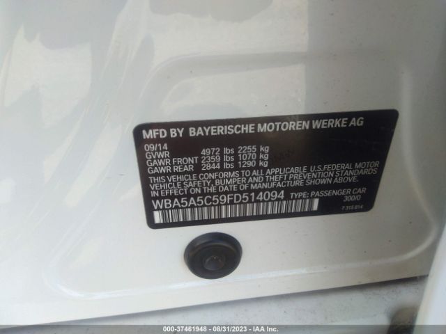 WBA5A5C59FD514094 BMW 5 Series 528i