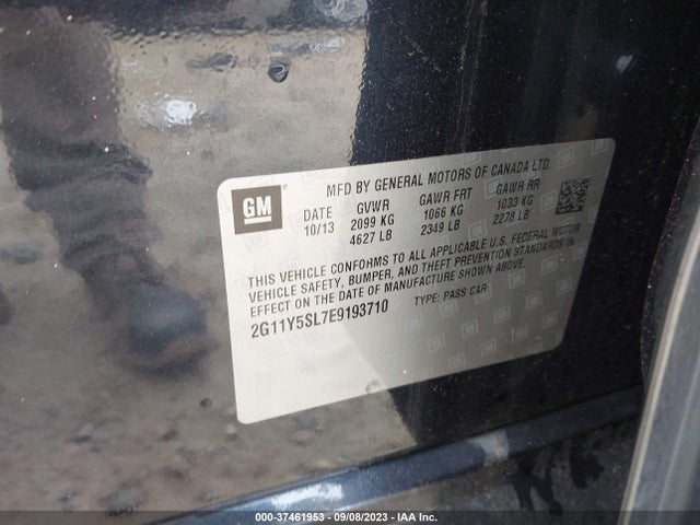 Chevrolet IMPALA LS 2014 2G11Y5SL7E9193710 Image 9