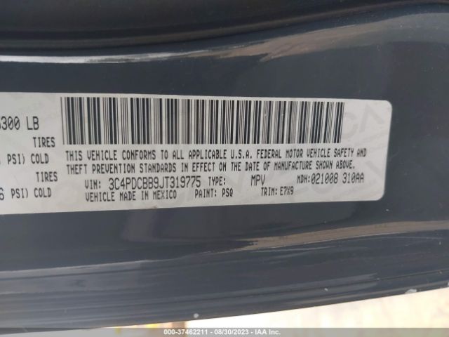 3C4PDCBB9JT319775 Dodge Journey Sxt
