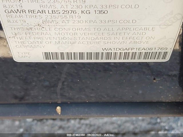 Audi Q5 Premium Plus 2014 WA1DGAFP1EA081769 Image 9