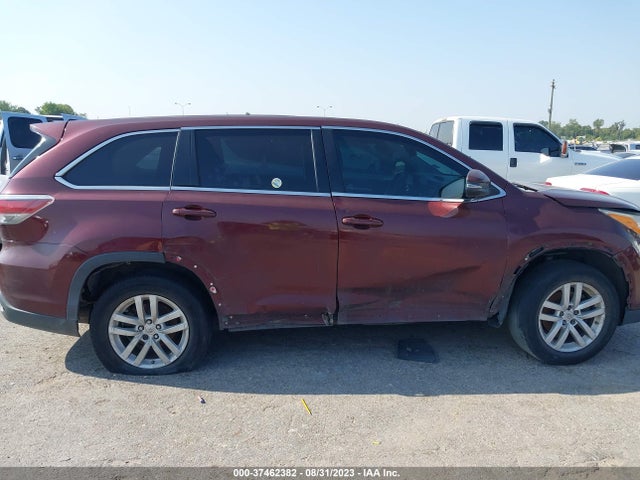 2015 TOYOTA HIGHLANDER LE VIN: 5TDZKRFH1FS047725