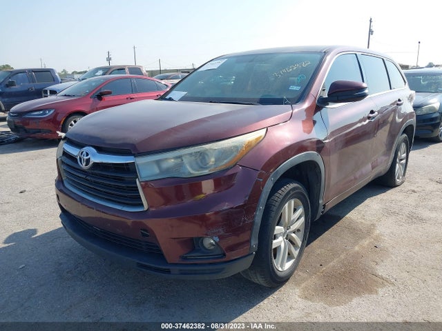 Toyota Highlander Le 2015 5TDZKRFH1FS047725 Image 2