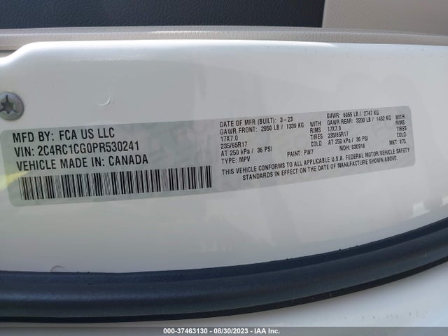 2023 Chrysler Voyager, VIN: 2C4RC1CG0PR530241