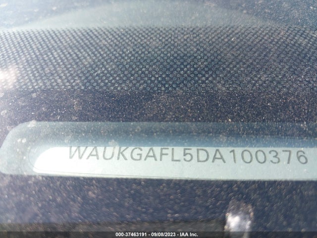 2013 AUDI S4 PRESTIGE VIN: WAUKGAFL5DA100376