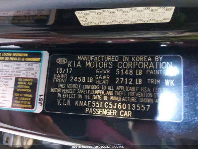KNAE55LC5J6013557 KIA Stinger Gt2