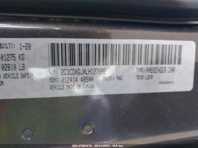 2C3CDXGJXLH127092 Dodge Charger Scat Pack