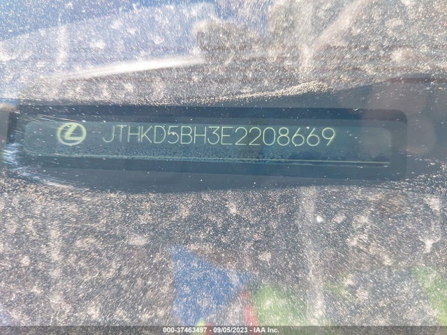 JTHKD5BH3E2208669 Lexus Ct 200h Hybrid