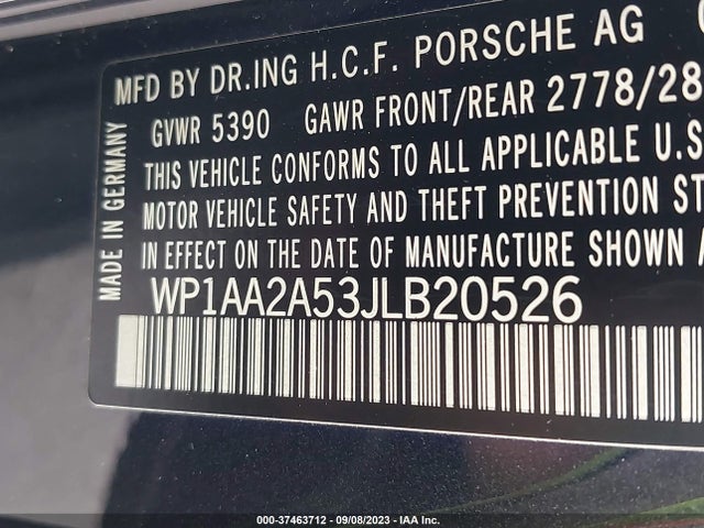 2018 PORSCHE MACAN WP1AA2A53JLB20526 Photo 8