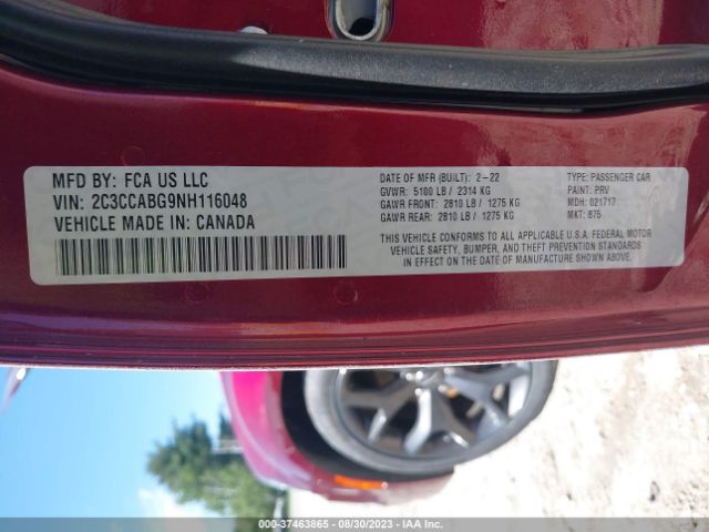 2C3CCABG9NH116048 Chrysler 300 300s
