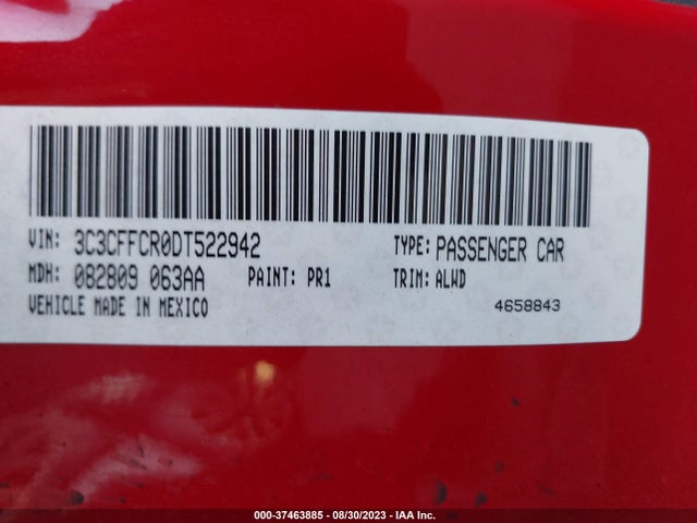 2013 FIAT 500 3C3CFFCR0DT522942 Photo 8