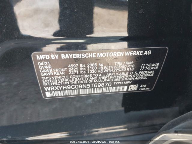 WBXYH9C09N5T69870 BMW X2 Sdrive28i
