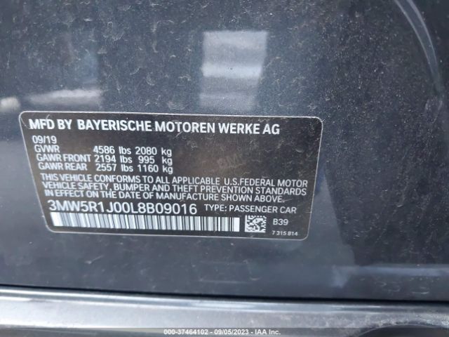 3MW5R1J00L8B09016 BMW 3 Series 330i