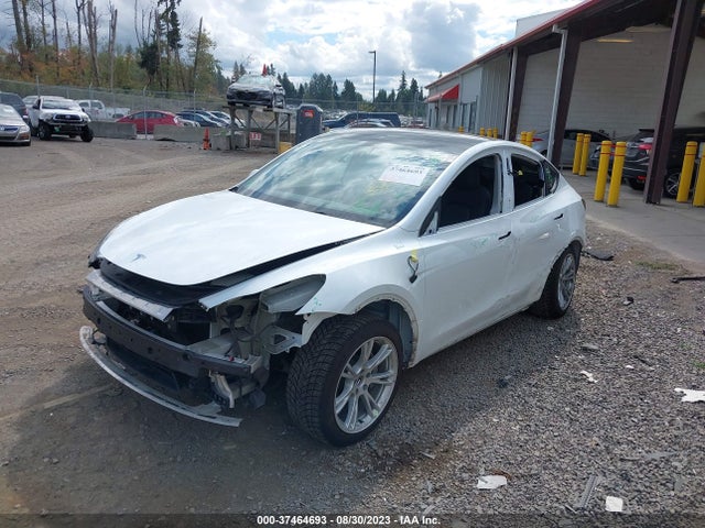 2022 TESLA MODEL Y LONG RANGE VIN: 7SAYGAEE4NF541413
