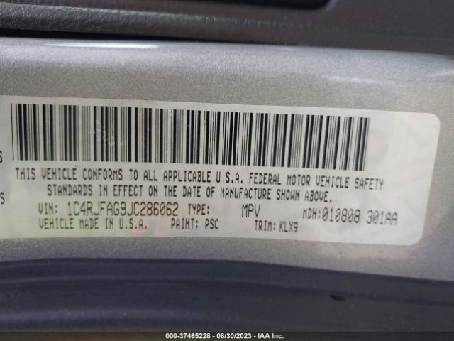 1C4RJFAG9JC286062 Jeep Grand Cherokee Altitude