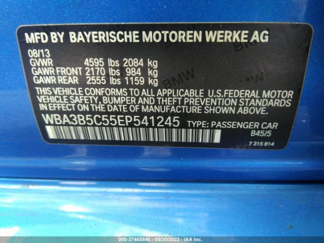 WBA3B5C55EP541245 BMW 3 Series 328i Xdrive
