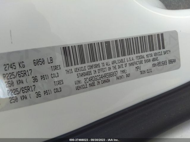 2C4RDGCG4HR586037 Dodge Grand Caravan Sxt