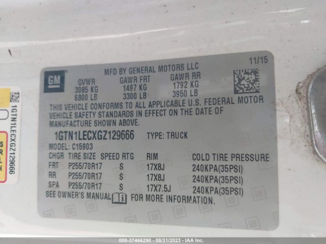 1GTN1LECXGZ129666 GMC SIERRA 1500