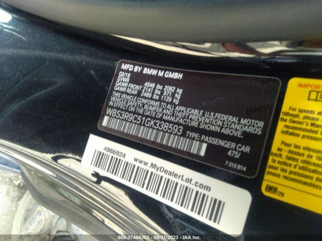 WBS3R9C51GK338593 BMW M4