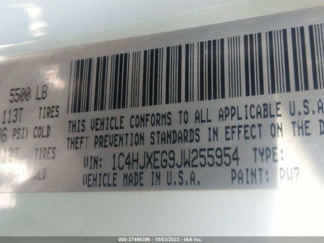 1C4HJXEG9JW255954 Jeep Wrangler Unlimited Sahara