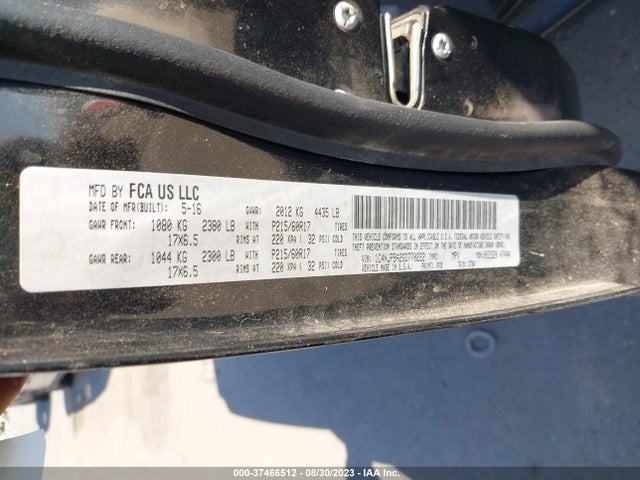 1C4NJPBA2GD770222 Jeep Patriot Sport Se