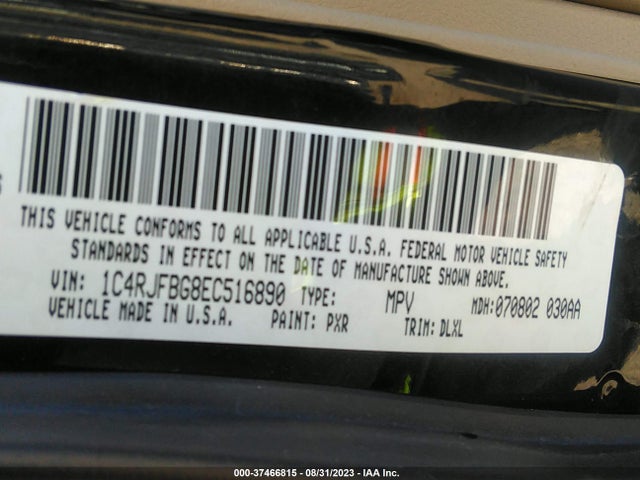 1C4RJFBG8EC516890 Jeep Grand Cherokee Limited