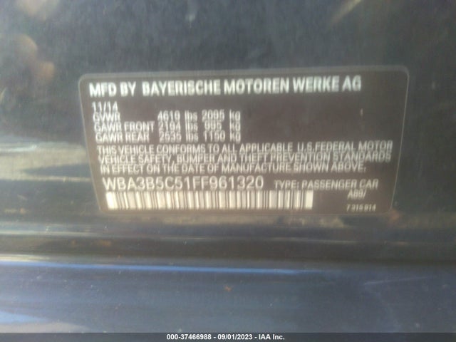 WBA3B5C51FF961320 BMW 3 Series 328i Xdrive
