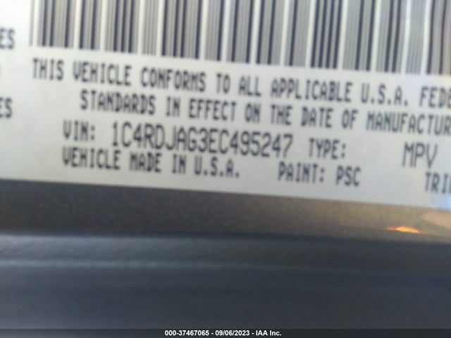Dodge Durango Sxt 2014 1C4RDJAG3EC495247 Image 9